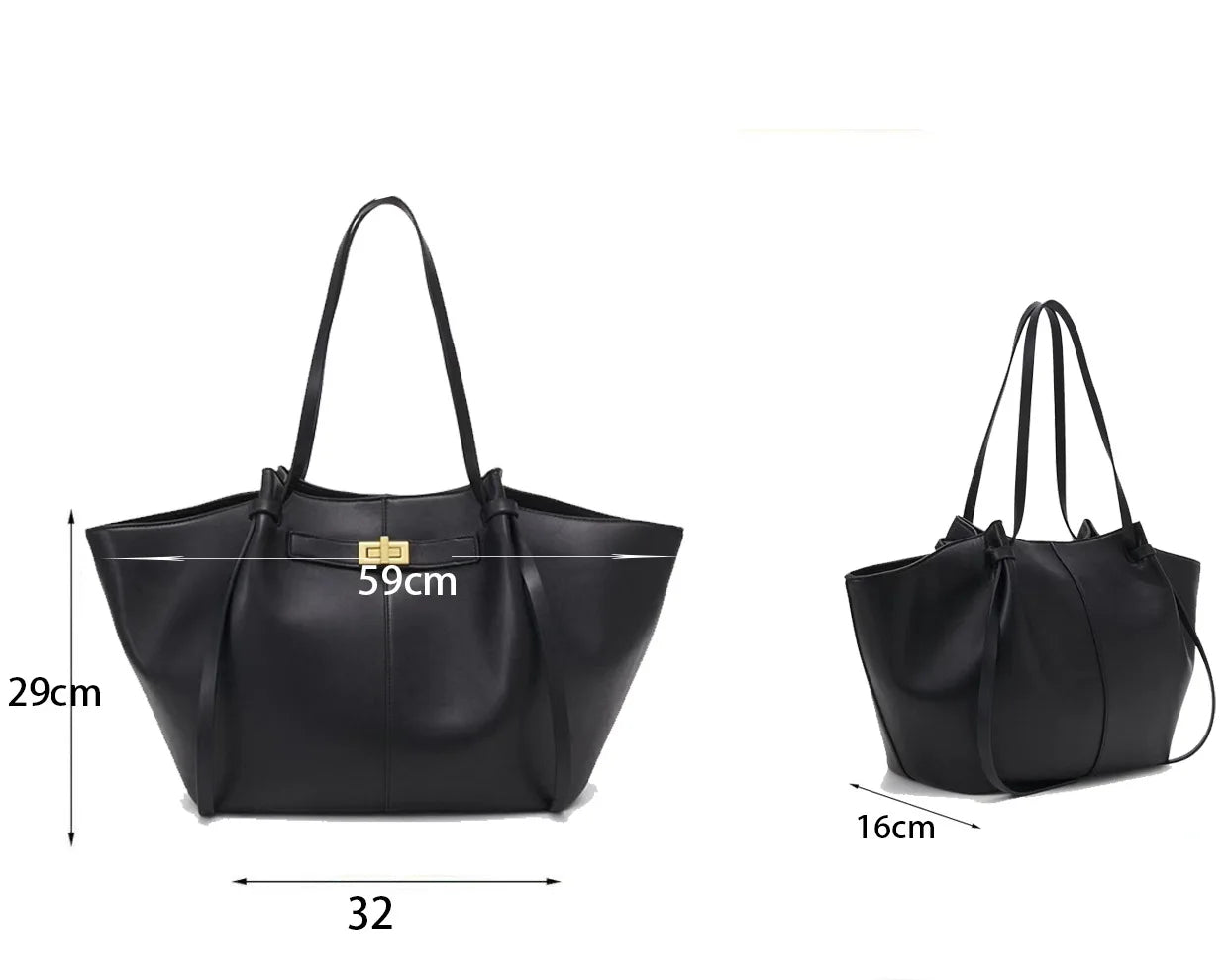 KATALEÏA - Sac à Main de Cours en Cuir Élégant Grande Capacité