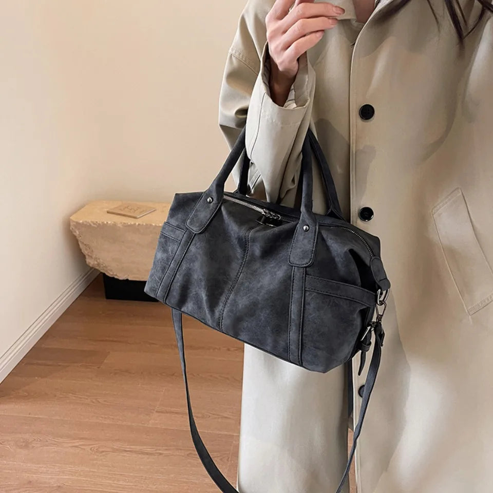 JULIA - Sac à Main de Cours Fourre-Tout en Cuir