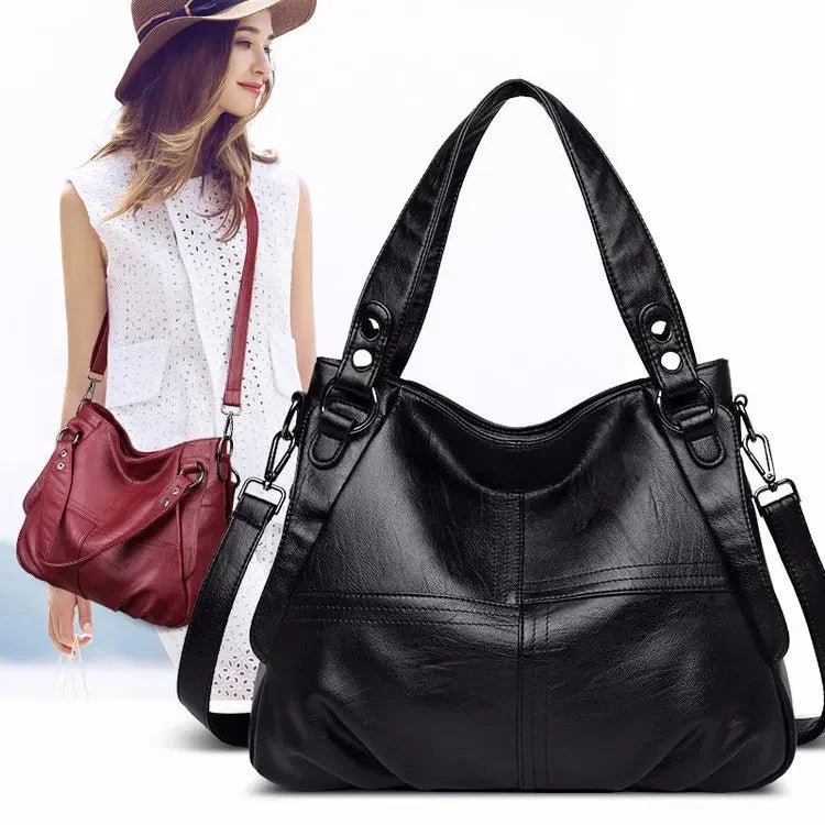 ELOWEN - Sac à Main de Cours en Cuir à Bandoulière
