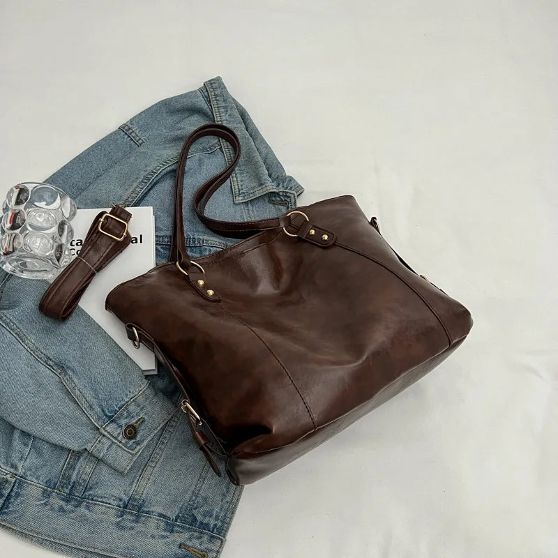 ROSE - Grand Sac à Main de Cours Élégant