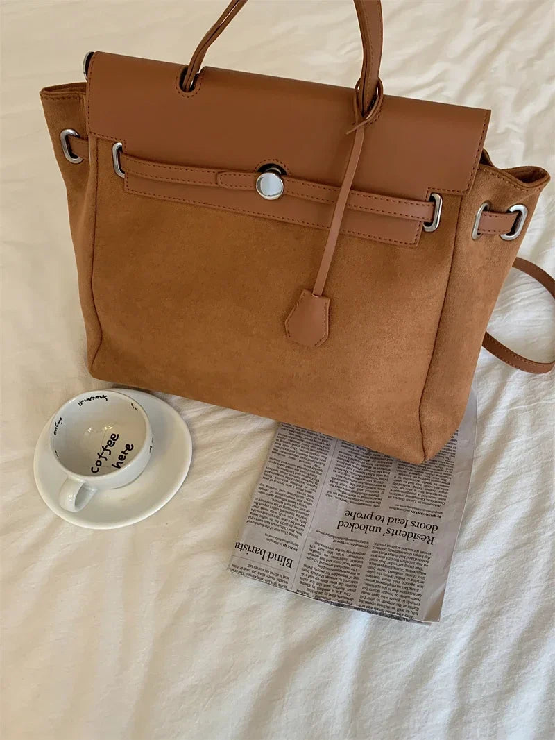JESSICA - Sac à Main de Cours Vintage à Bandoulière