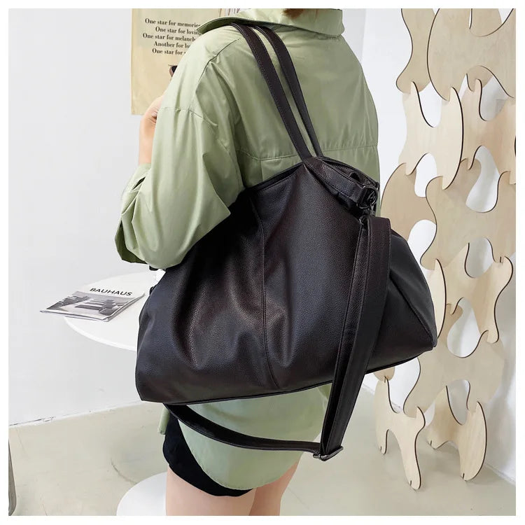 LEA - Sac à Main de Cours en Cuir Souple