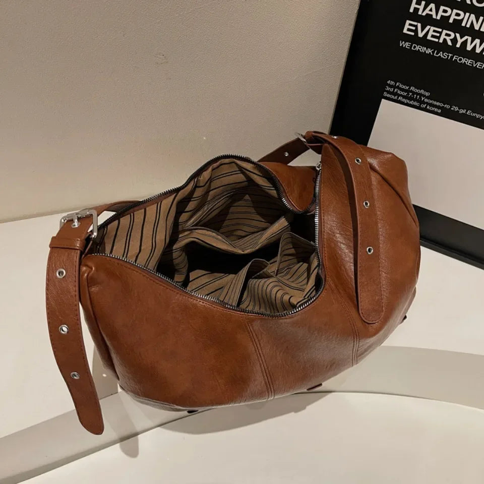 ANGE - Sac à Main Besace de Cours en Cuir