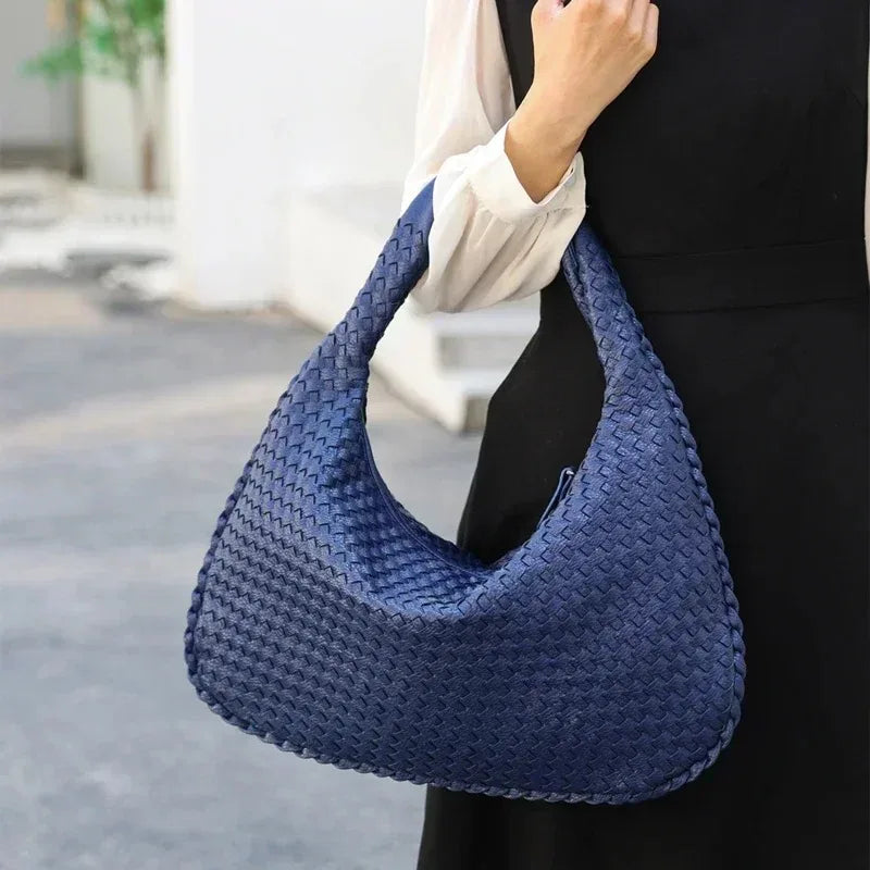 MAYA - Grand Sac Cuir tressé