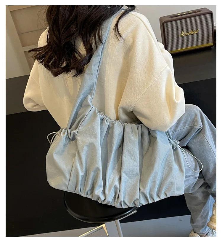 LOUISA - Sac à Main en Tissu à Fermeture Éclair