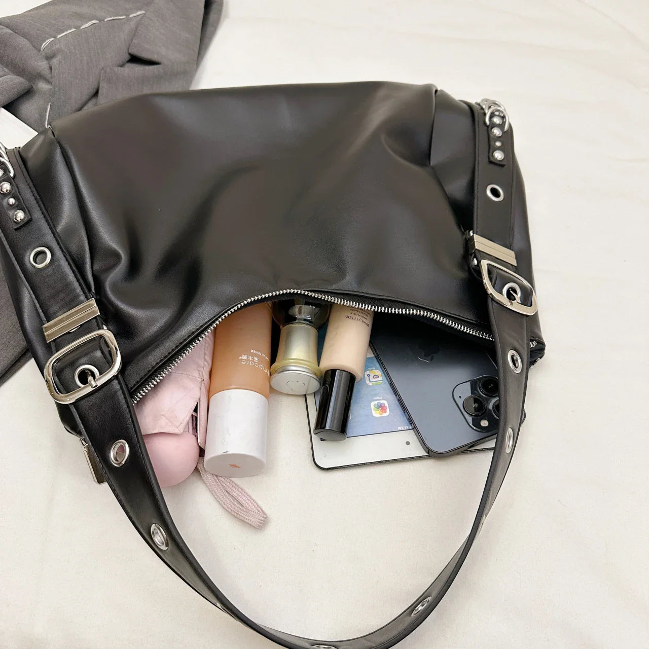 NINA - Sac à Main de Cours Élégant en Cuir