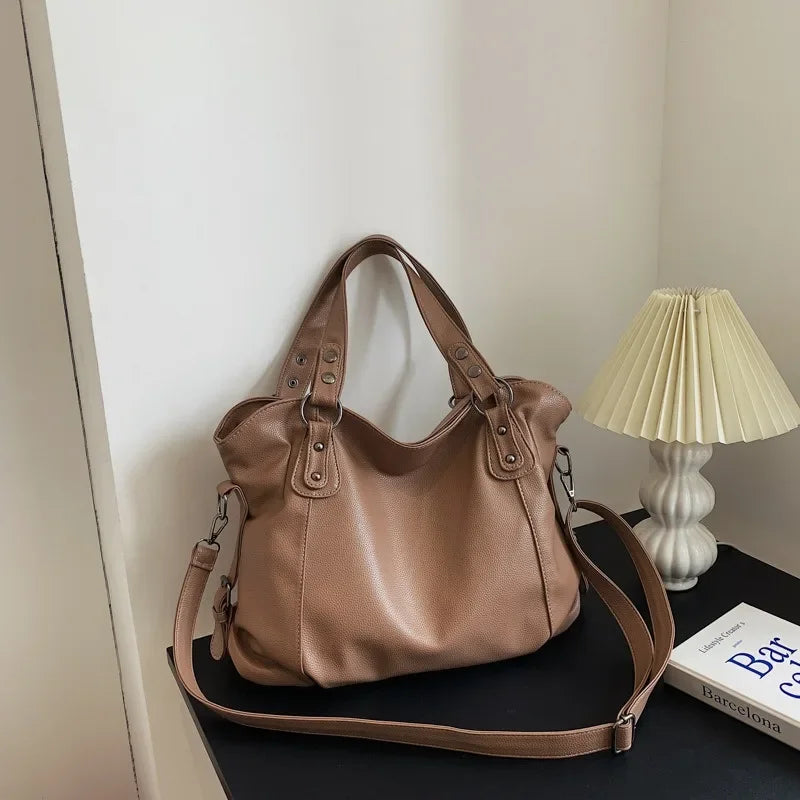 ÉLORA - Sac à Main de Cours de Luxe en Cuir