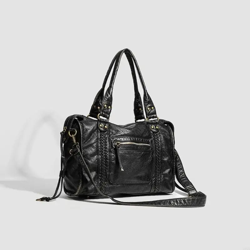 TOKYO - Sac à Main de Cours Bandoulière en Cuir Rigide