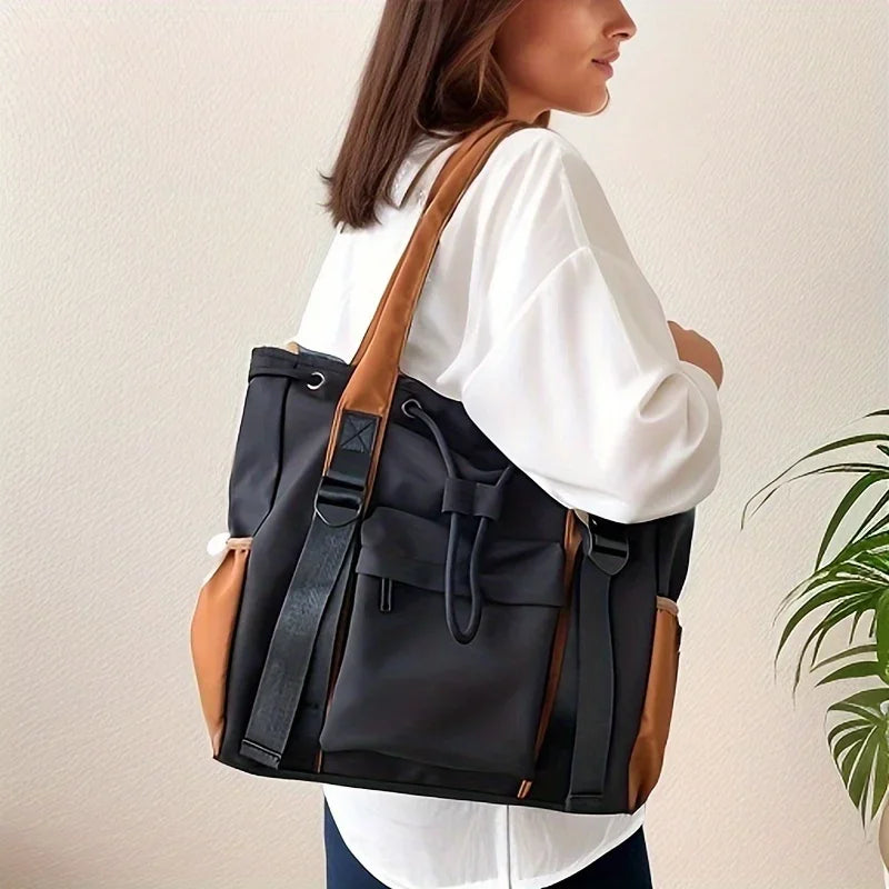 LILYA - Sac à Main Cabas Tissé