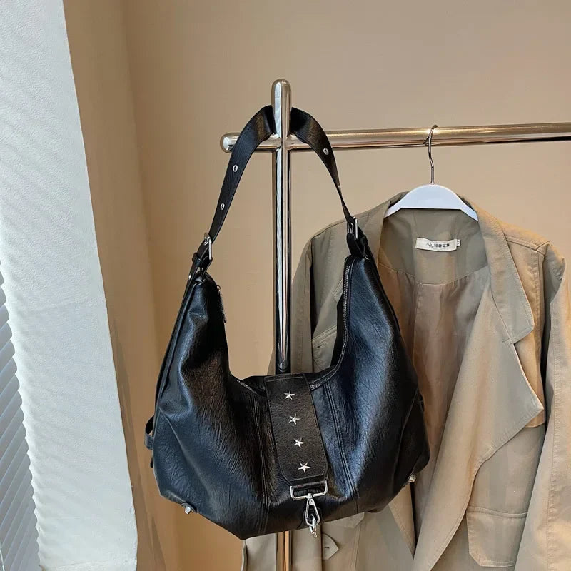 ANGE - Sac à Main Besace de Cours en Cuir