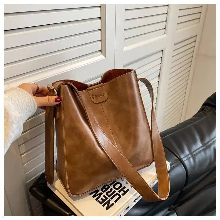 JOCYA - Sac à Main Cabas en Cuir Rigide