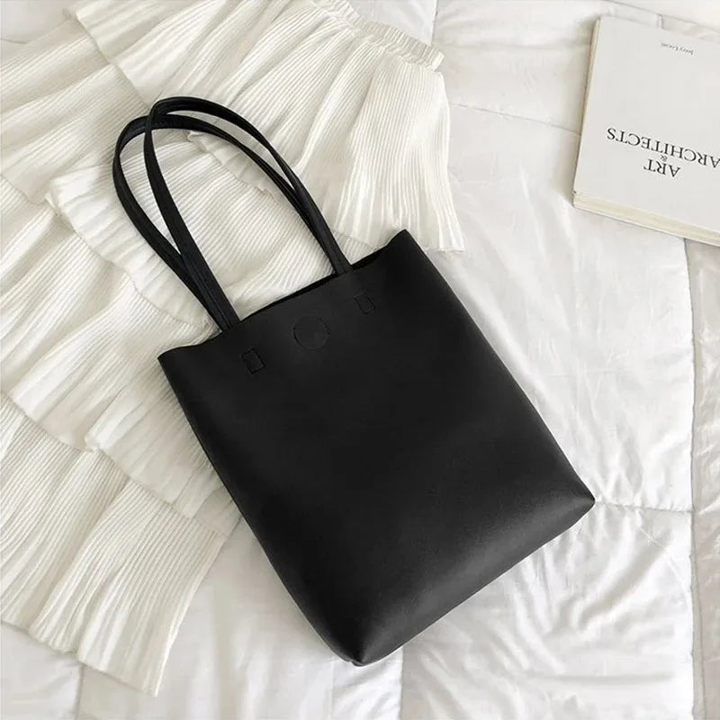 NOEMIE - Sac à Main Cabas en Cuir Souple