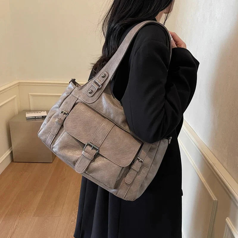 LOLA - Sac à Main de Cours Vintage et Pratique