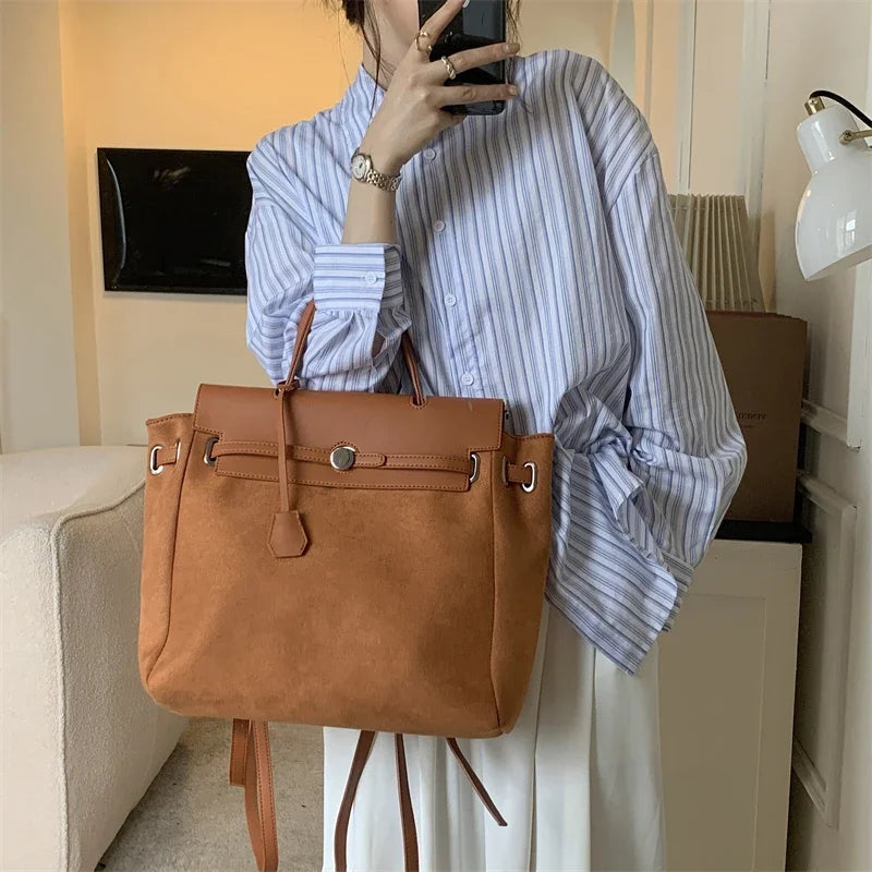 JESSICA - Sac à Main de Cours Vintage à Bandoulière