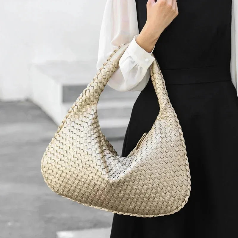 MAYA - Grand Sac Cuir tressé