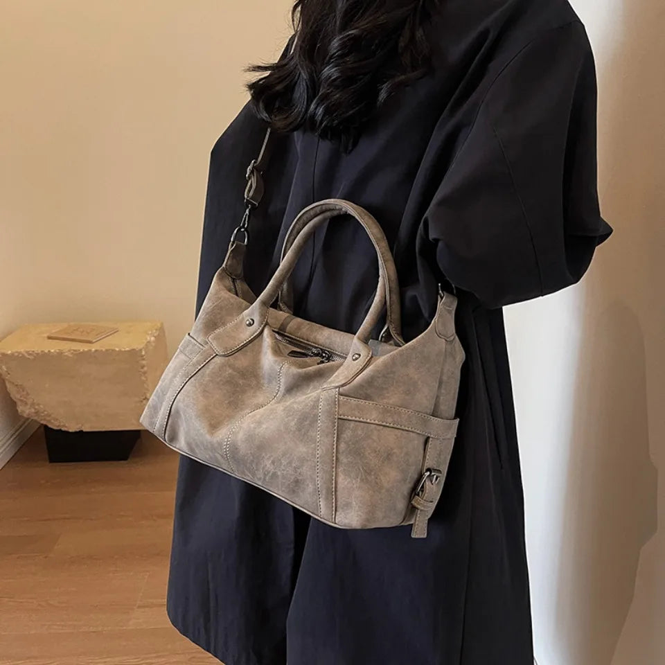 JULIA - Sac à Main de Cours Fourre-Tout en Cuir