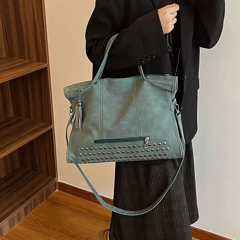 MAELIA - Sac à Main de Cours Rétro à Bandoulière