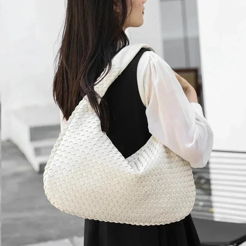MAYA - Grand Sac Cuir tressé
