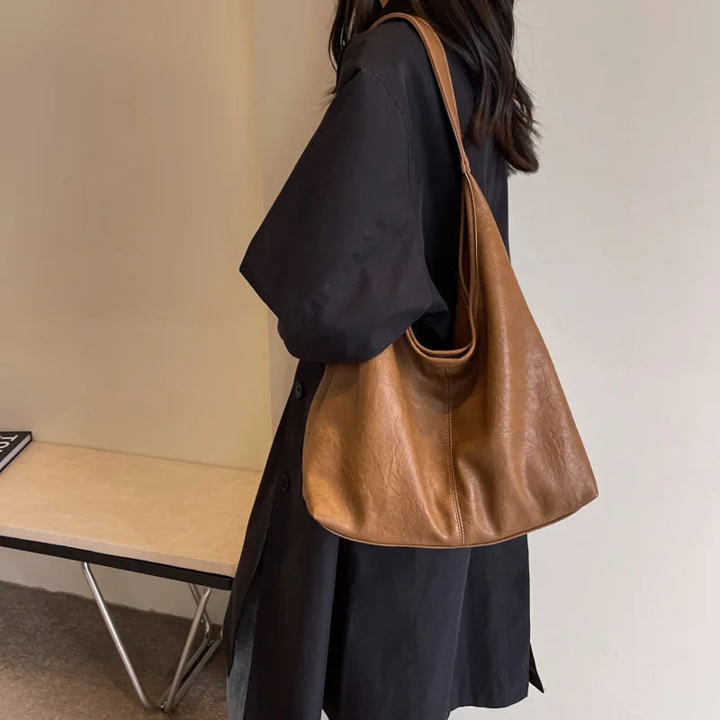 JENNA - Grand Sac à Main Fourre-Tout en Cuir Chic