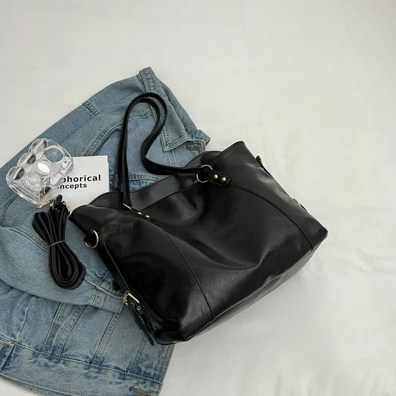 ROSE - Grand Sac à Main de Cours Élégant