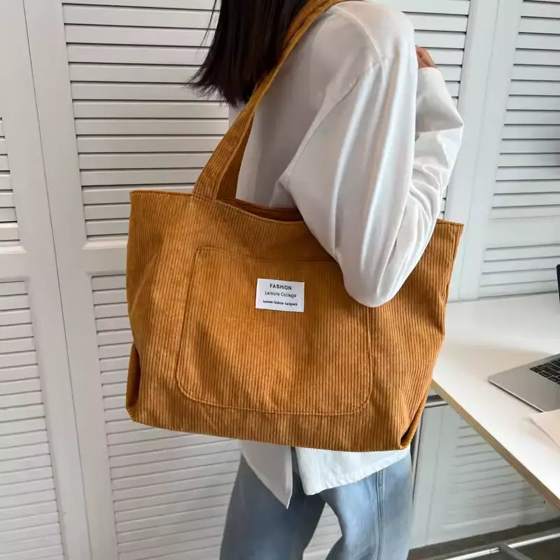ALEYA - Sac à Main Cabas Fourre-Tout en Velours