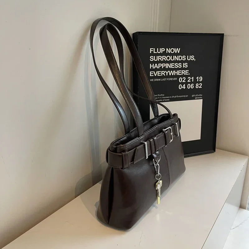 Alita - Sac à Main en Cuir Élégant avec Détails Petite Clé