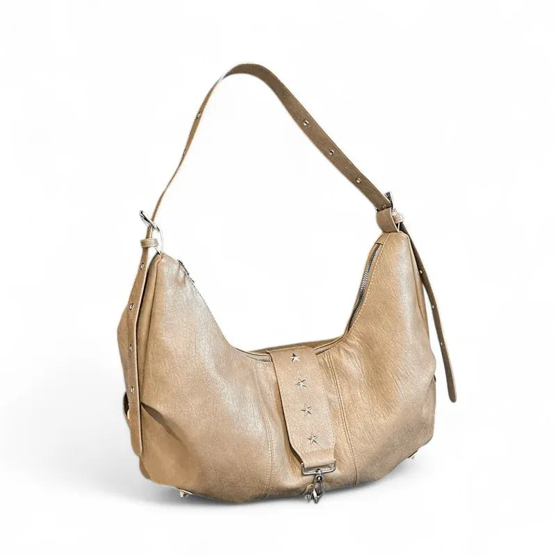 ANGE - Sac à Main Besace de Cours en Cuir