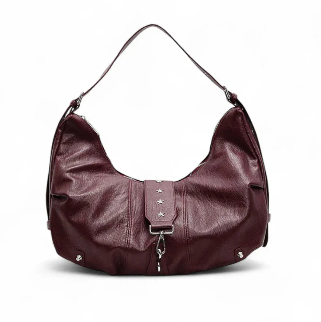 ANGE - Sac à Main Besace de Cours en Cuir
