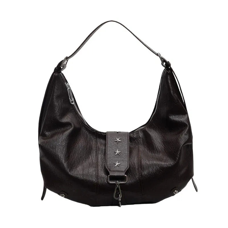 ANGE - Sac à Main Besace de Cours en Cuir