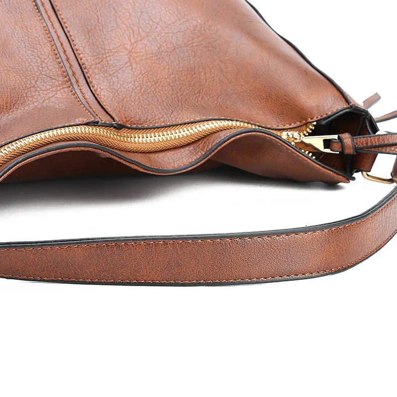 AURA - Sac à Main Large Bandoulière en Cuir