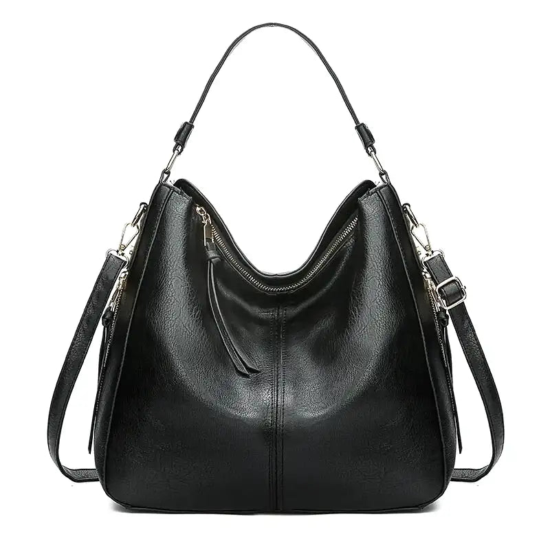 Sac à main AURA en cuir synthétique, large et spacieux, avec bandoulière réglable, alliant élégance et praticité pour femmes modernes