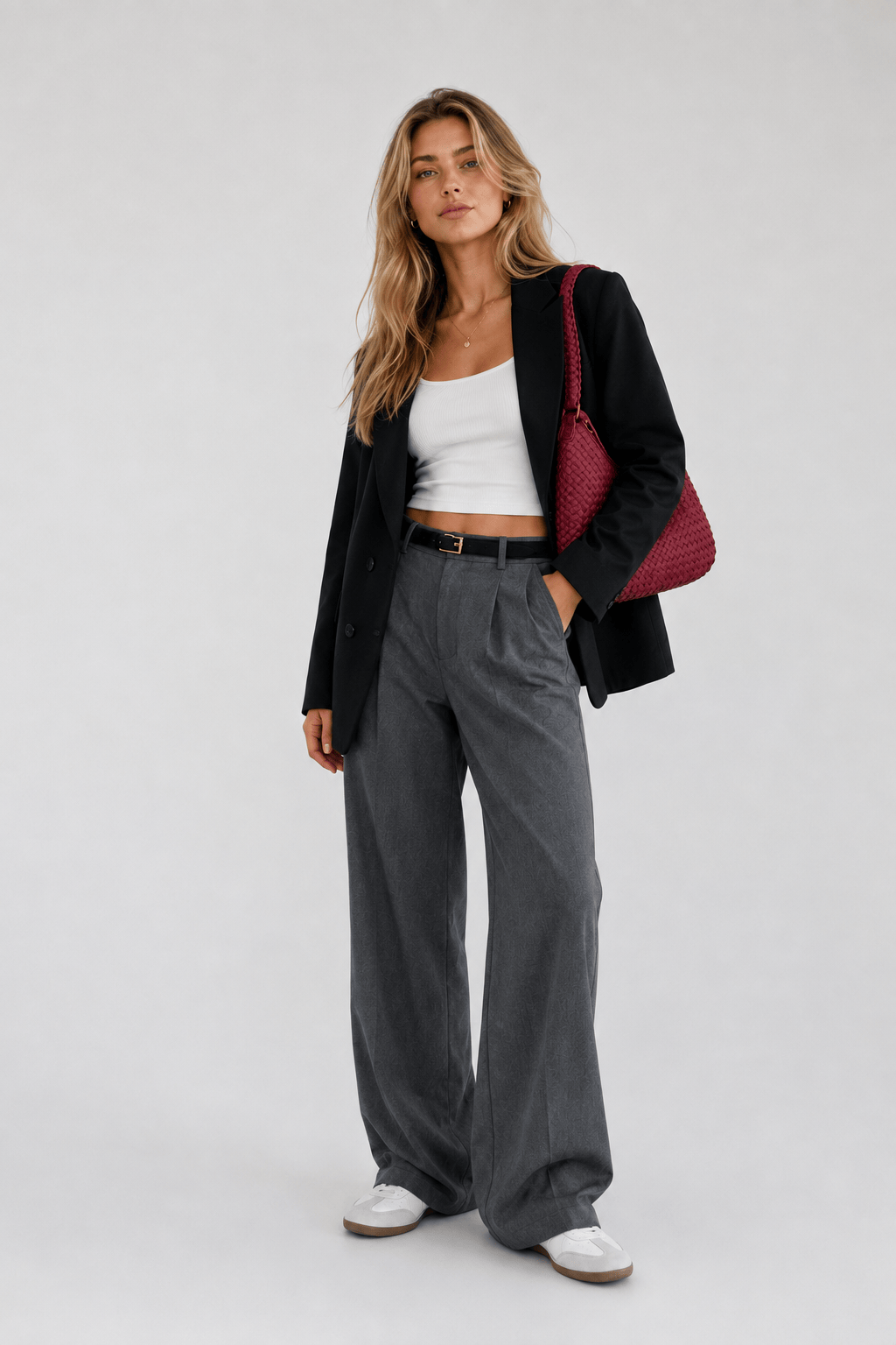 MAYA - Grand Sac Cuir tressé