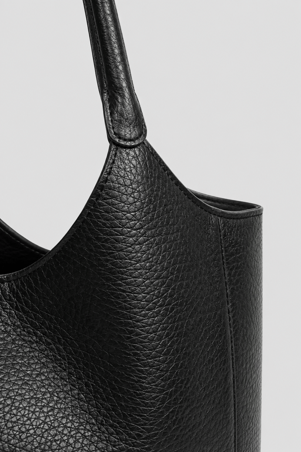 VYA - Grand Sac à Main Vintage en Cuir Grainé