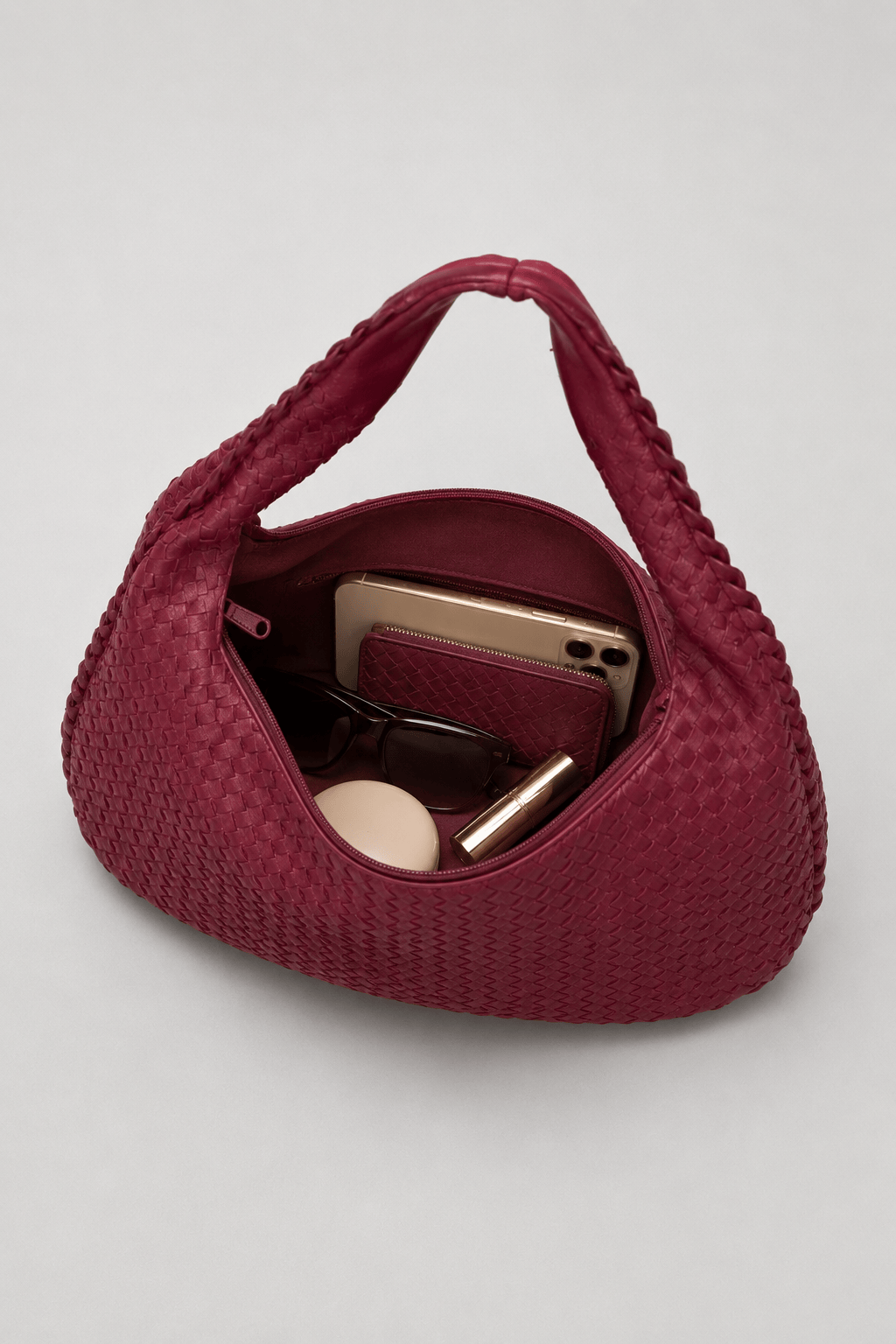 MAYA - Grand Sac Cuir tressé