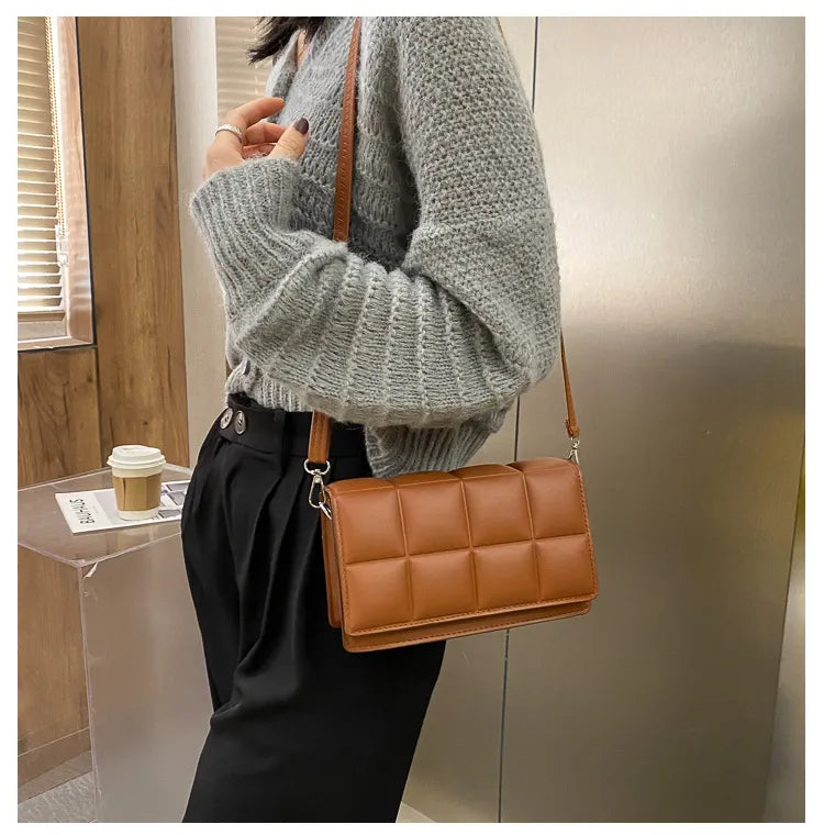CAMILA - Petit Sac à Main en Cuir Matelassé