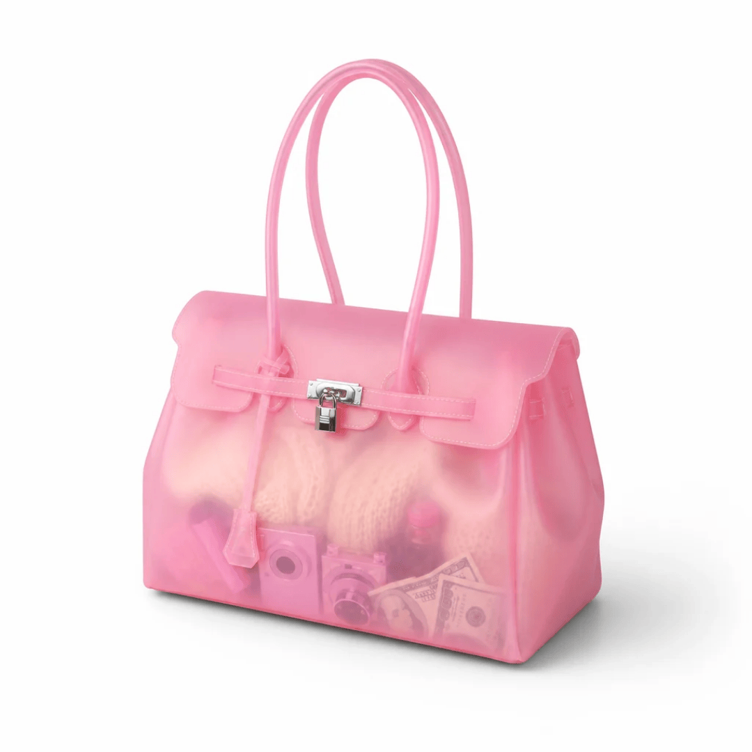 Candy - Grand Sac à Main Transparent Tendance