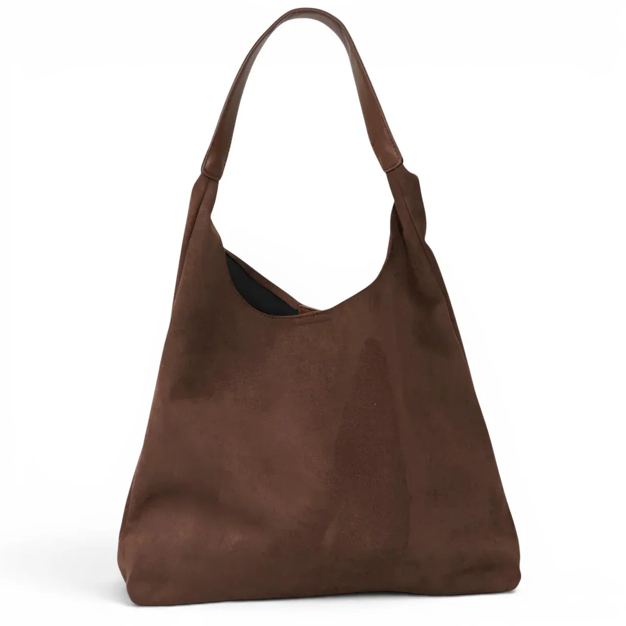 Cecilia - Sac à Main Cabas Fourre-Tout en Daim marron