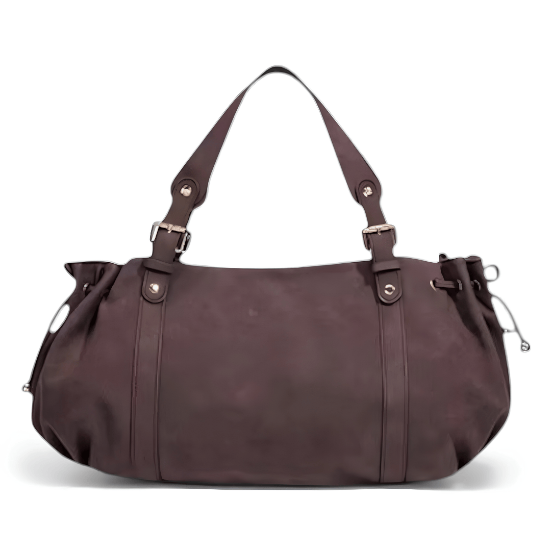 CELESTE sac à main femme pour ordinateur en daim bordeaux