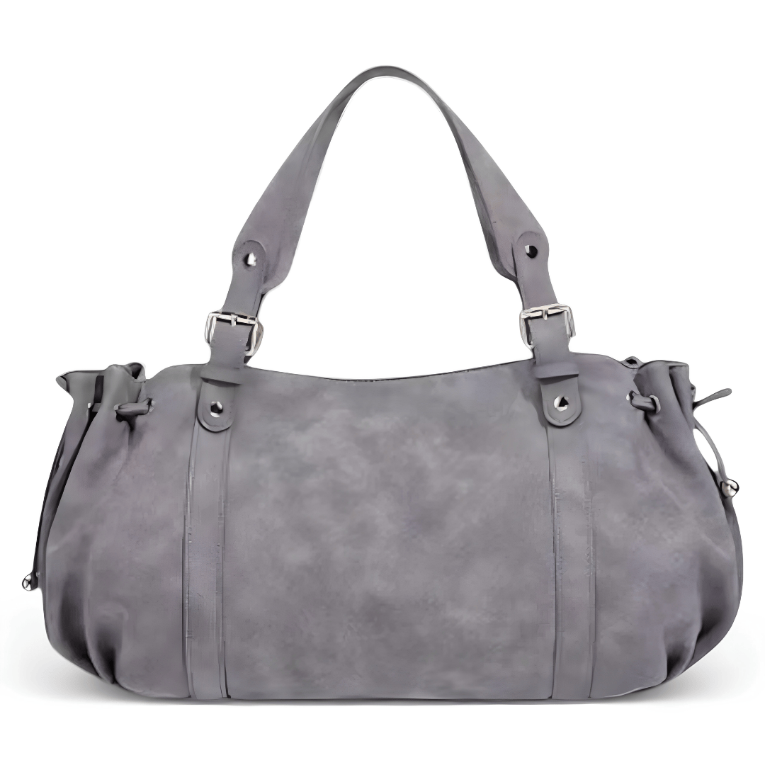 CELESTE sac à main femme pour ordinateur en daim gris