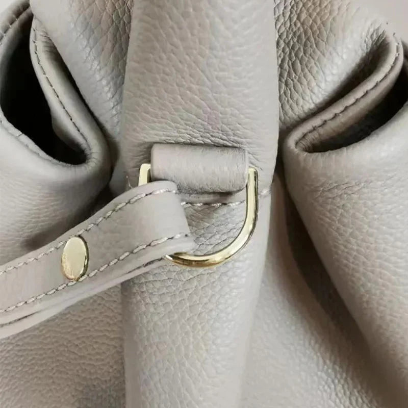 DINA - Sac à Main Bandoulière en Cuir Souple
