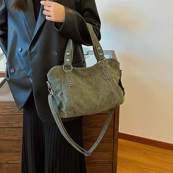 Elo - Sac à Main de Cours en Daim
