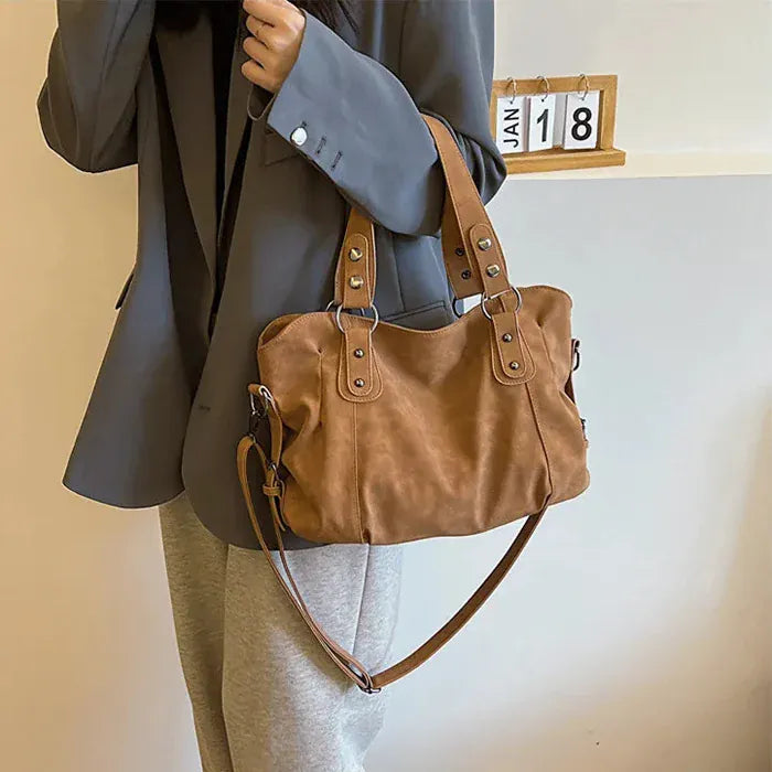 Elo - Sac à Main de Cours en Daim