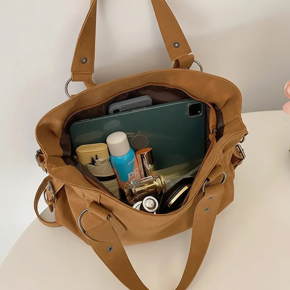 Elo - Sac à Main de Cours en Daim