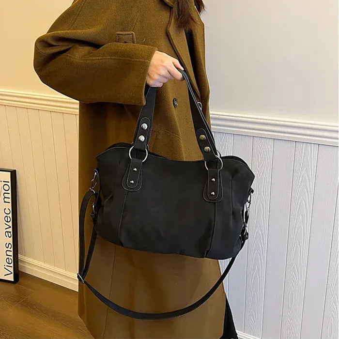 Elo - Sac à Main de Cours en Daim