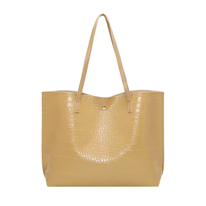 HANNAE - Sac à Main de Cours en Cuir Grainé