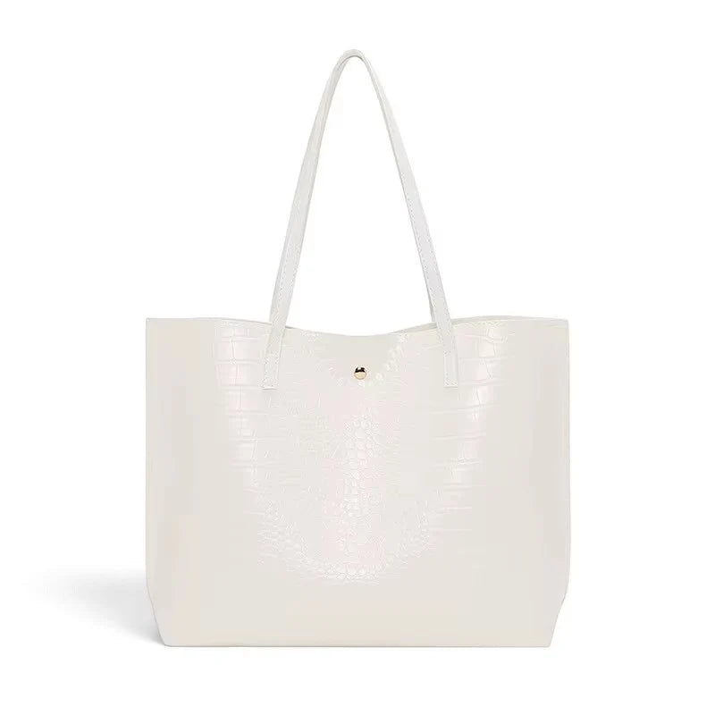 HANNAE - Sac à Main de Cours en Cuir Grainé