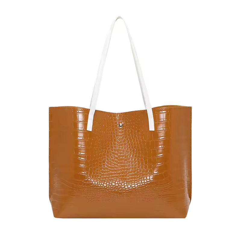 HANNAE - Sac à Main de Cours en Cuir Grainé