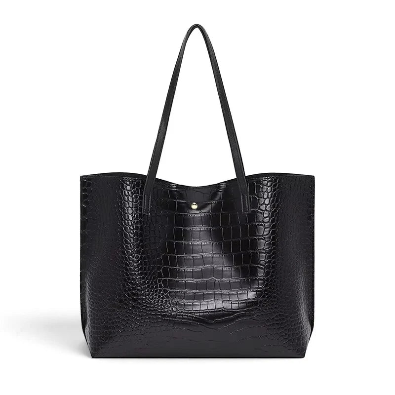 HANNAE - Sac à Main de Cours en Cuir Grainé