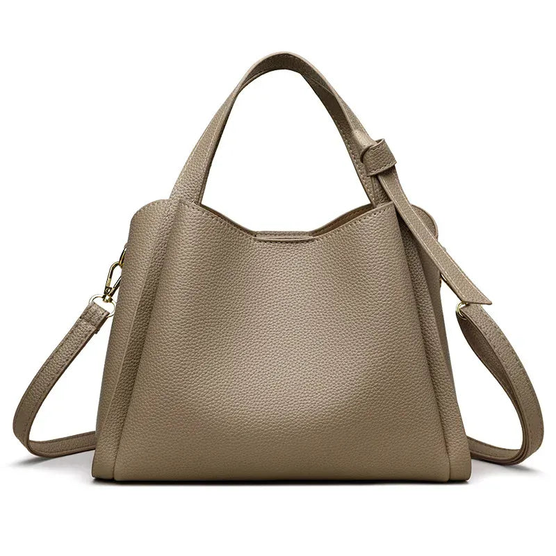Joyce - Sac à Main Seau en Cuir Grainé