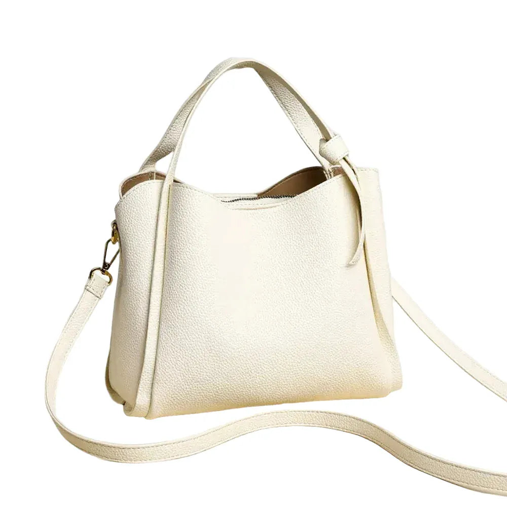Joyce - Sac à Main Seau en Cuir Grainé